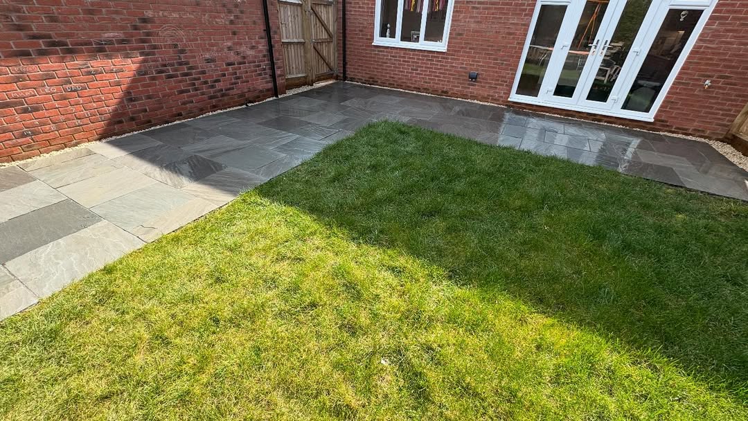 A Proper Outdoor Space — Kandla Grey Sandstone Patio, Hereford