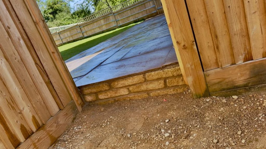 New patio and step in Leominster