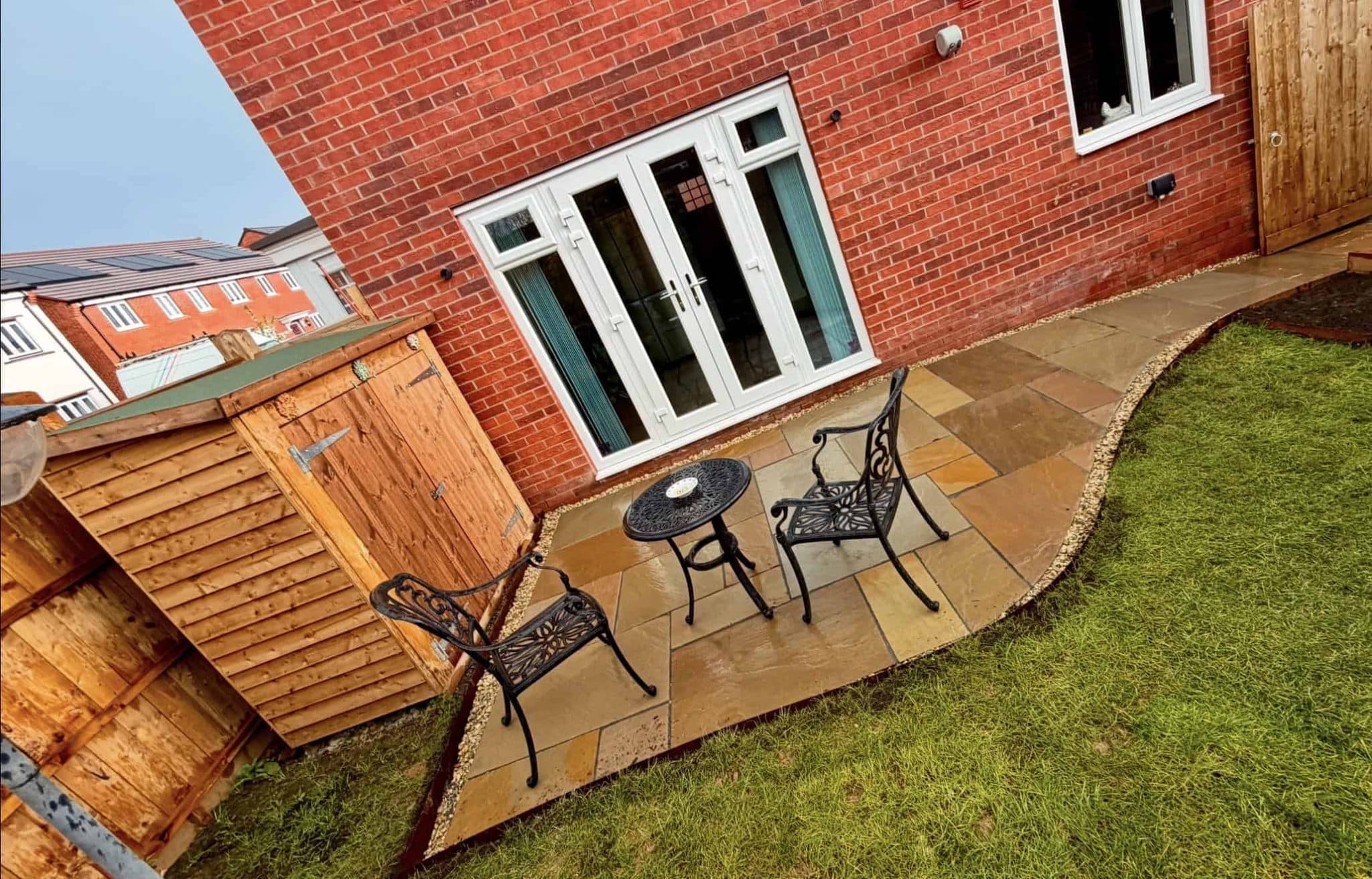 sandstone patio in hereford